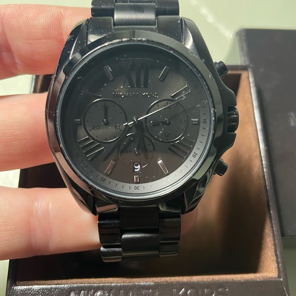 Michael Kors Black Chronograph Watch - Picture 2 of 3